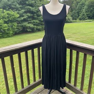 Ralph Lauren midi dress purple label lbd cocktail sleeveless minimalistic vtg sm